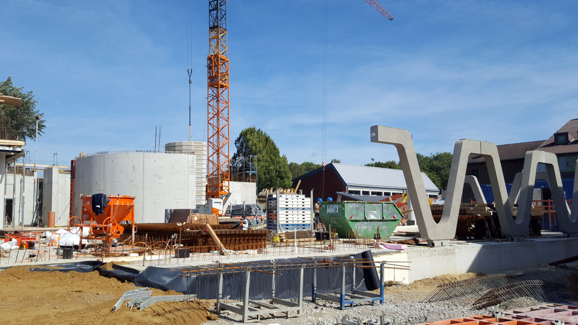 Reinoldi Sekundarschule in Dortmund im Bau